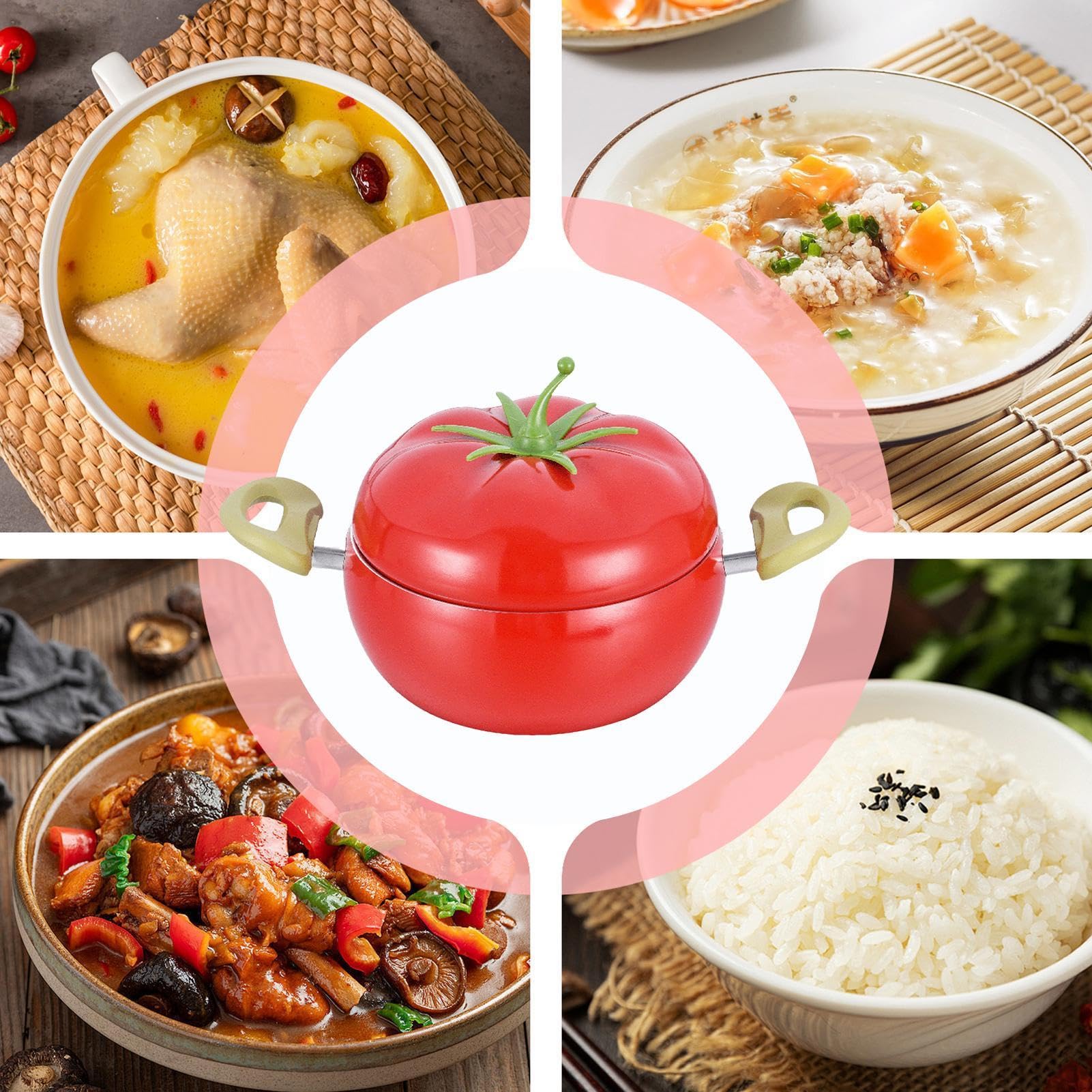 Pentola Per Sugo Con Coperchio Pratico Multiuso Antiaderente A Forma Di | Pentola Da Cucina Ideale Per Pasta, Zuppa, Spaghetti, Uso In Cucina Domestica E Ristorante