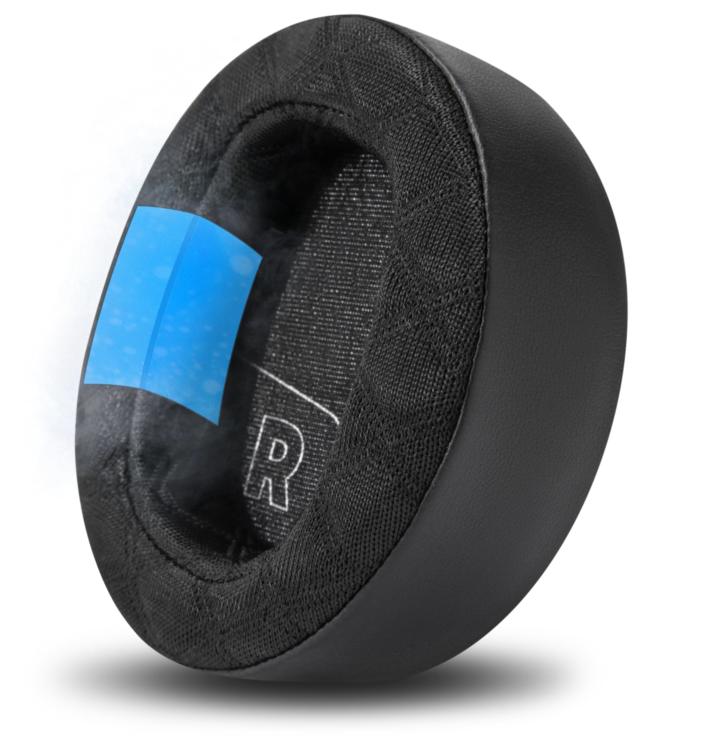 WC Mod Kit Maxwell 2 – Kühlende Gel-Ohrpolster + extra breites Silikon-Kopfband + magnetische Lautsprecherplatten, kompatibel mit Audeze Maxwell 2 von Wicked Cushions | Black