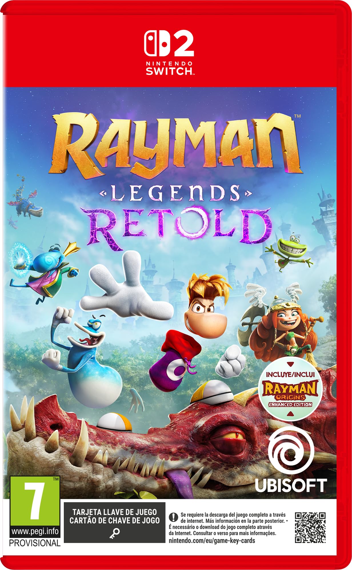 Rayman Legends Retold – [Nintendo Switch 2 – Key Card]