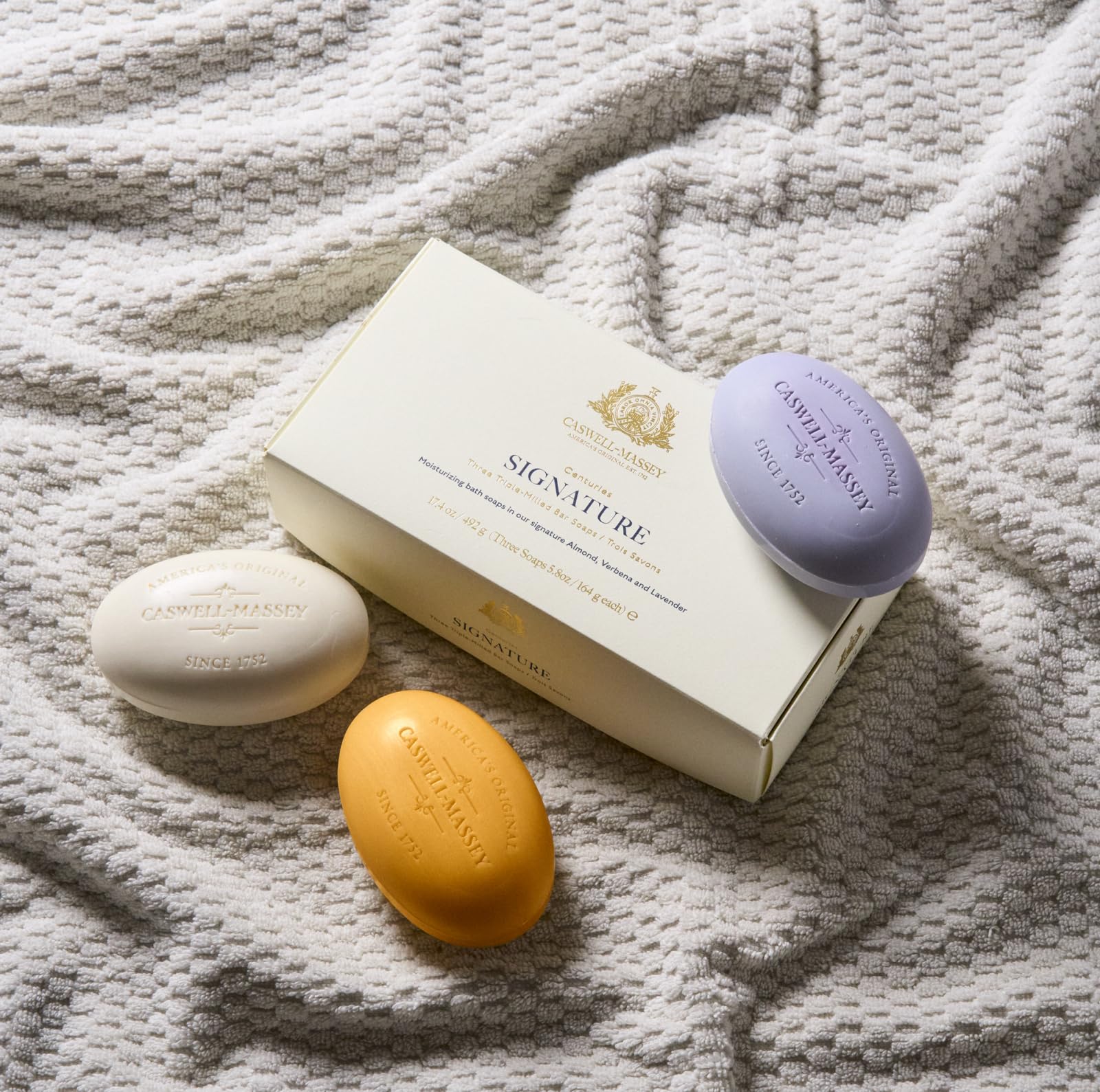 Amazon.com : Caswell-Massey Natural Bar Soap Gift Set, Almond Amazon.com : Caswell-Massey Natural Bar Soap Gift Set, Almond