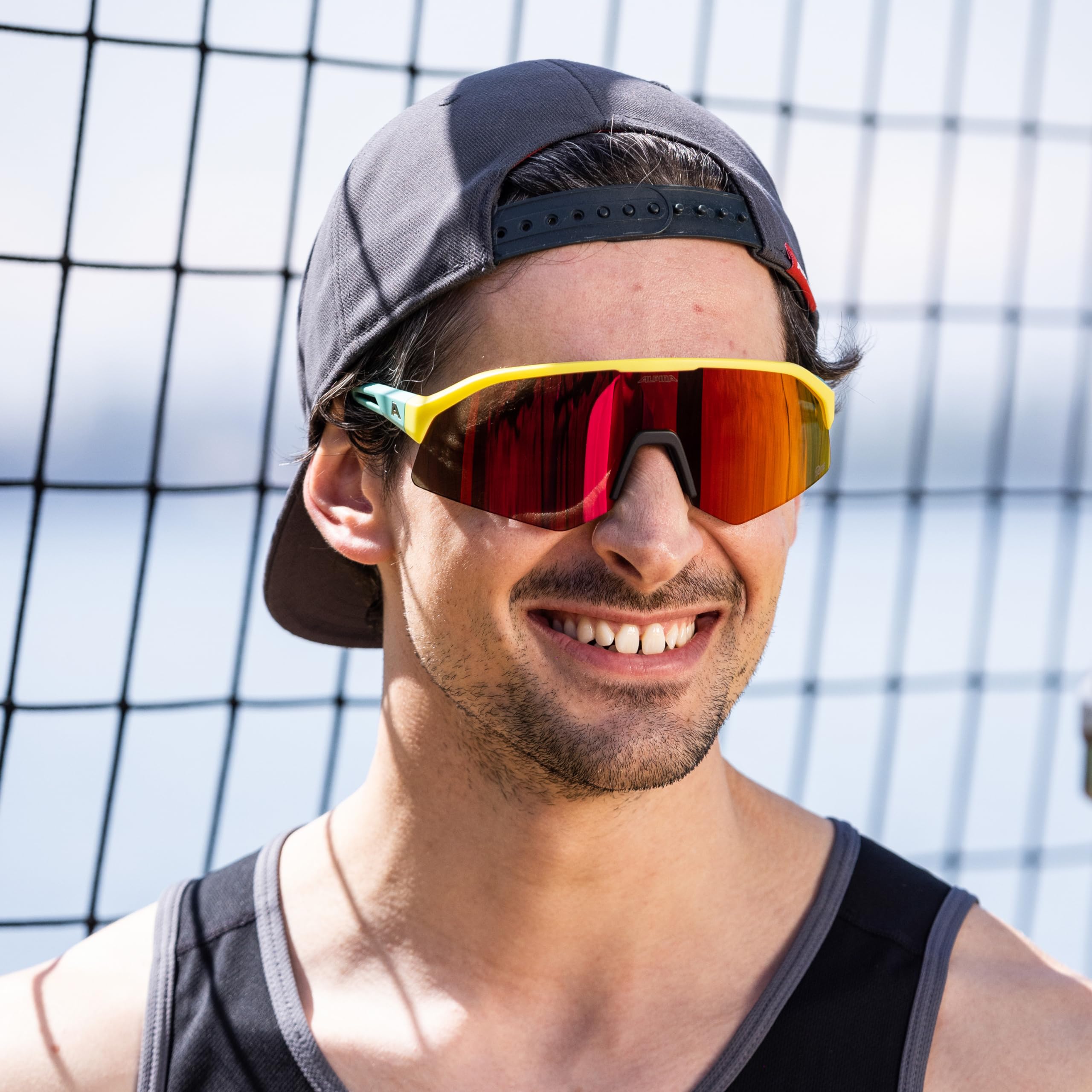 Amazon | [アルピナ] スポーツサングラス ハイコントラストミラー