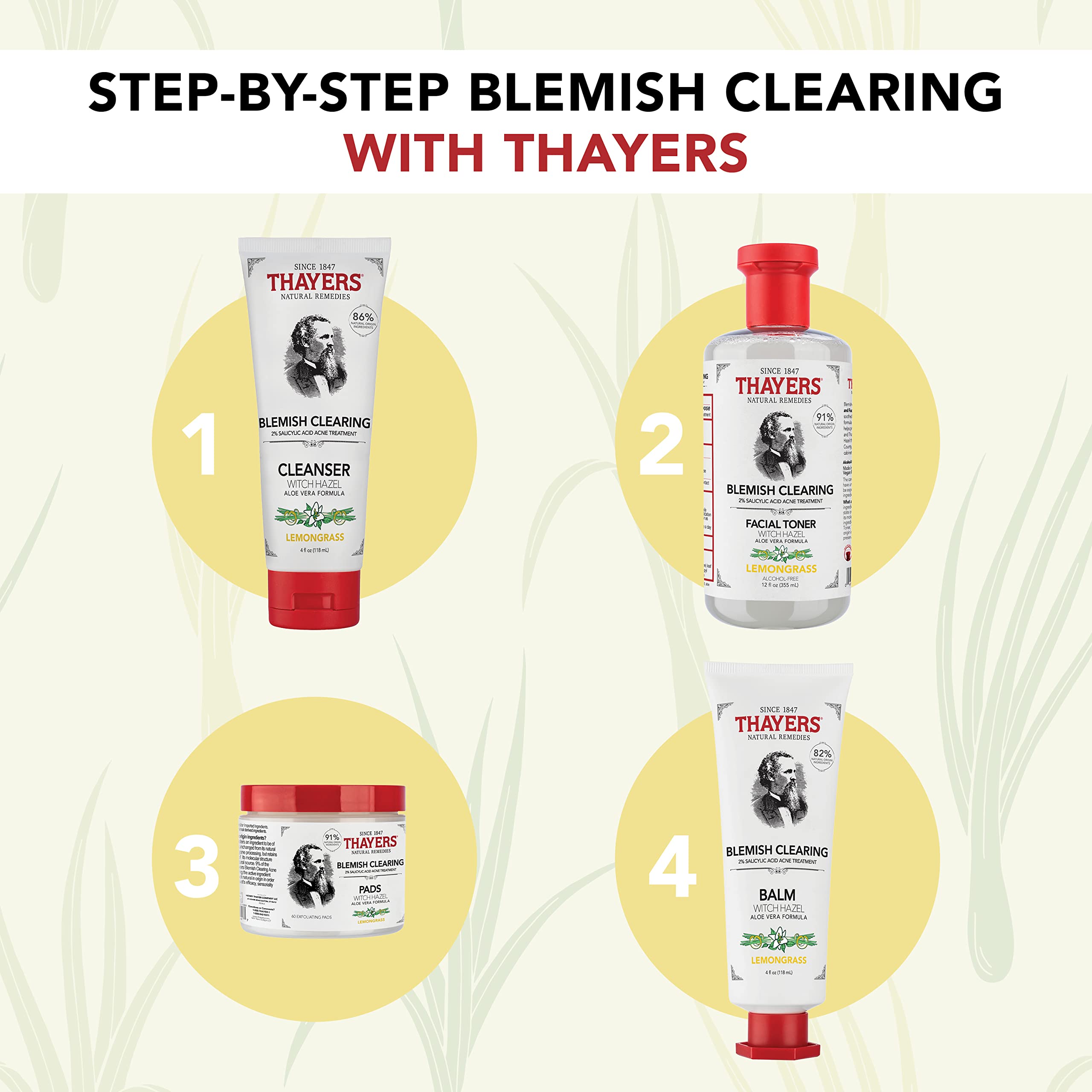 Buy Thayers Blemish Clearing Salicylic Acid and Witch Hazel Acne Face Toner, 12 fl oz Online at