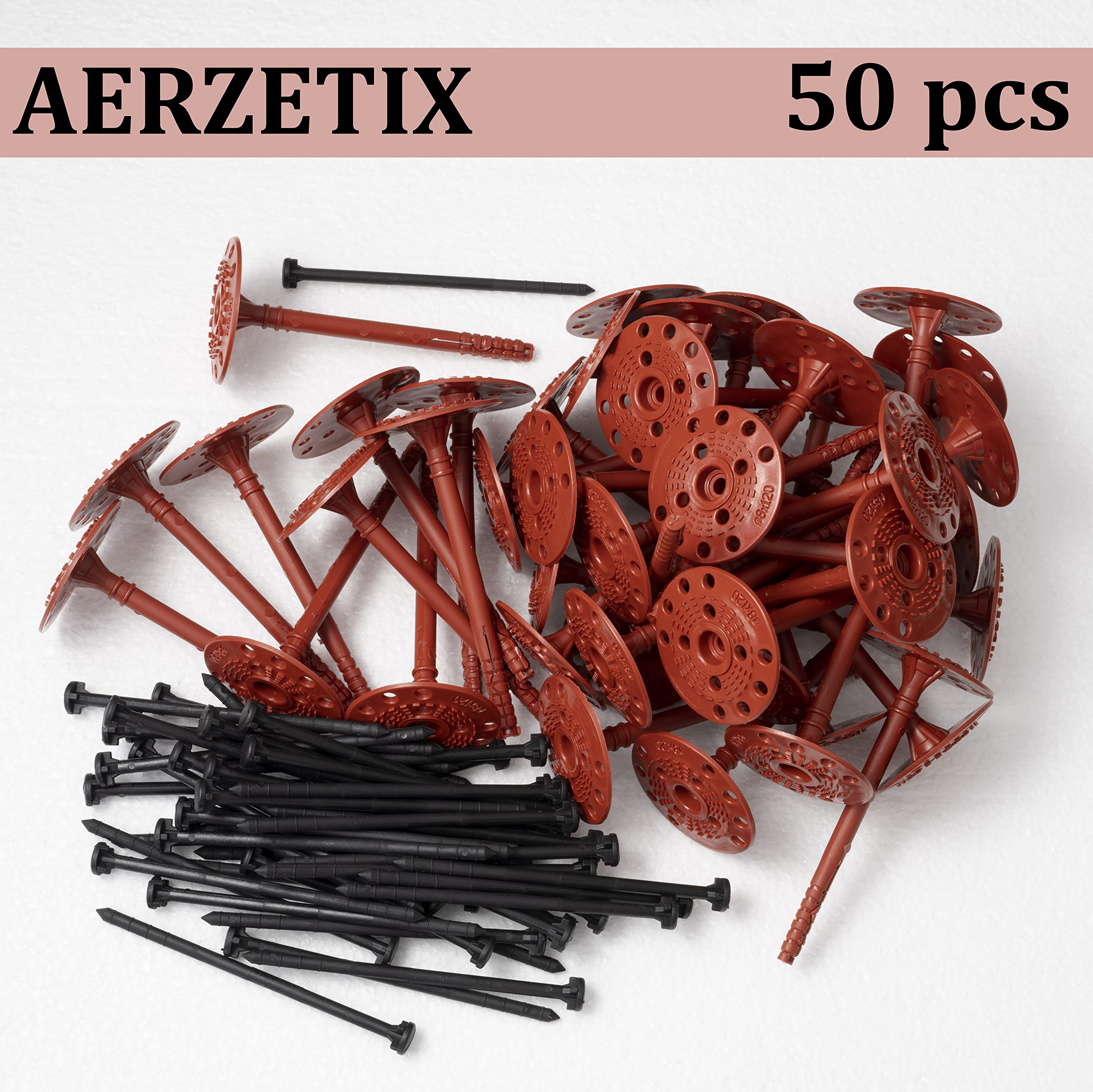 AERZETIX: 100 x Montageschrauben für Möbel Senkkopf PZ 5 mm L: 50 mm C41546