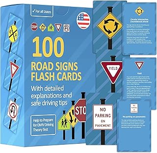 Road Signs Flash Cards - DMV Permit Test Flash Cards