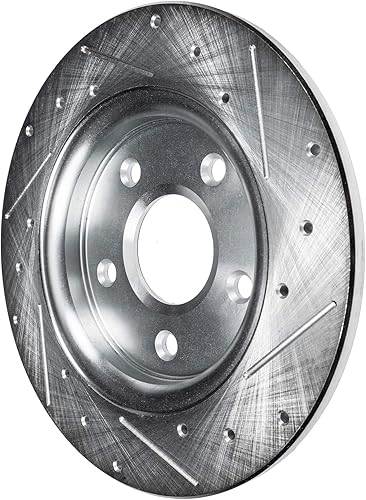 Miniatura 5 de Detroit Axle - Rotores de freno trasero para 2010-2013 Kia Forte Soul Forte Koup 2012 Forte5 Rotores de freno de disco perforados y ranurados