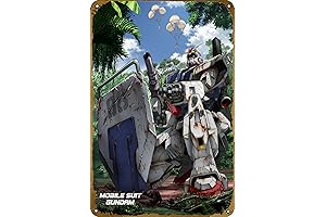 Mobile Suit Gundam Anime Comic Poster Retro Metal Tin Sign Home Decor