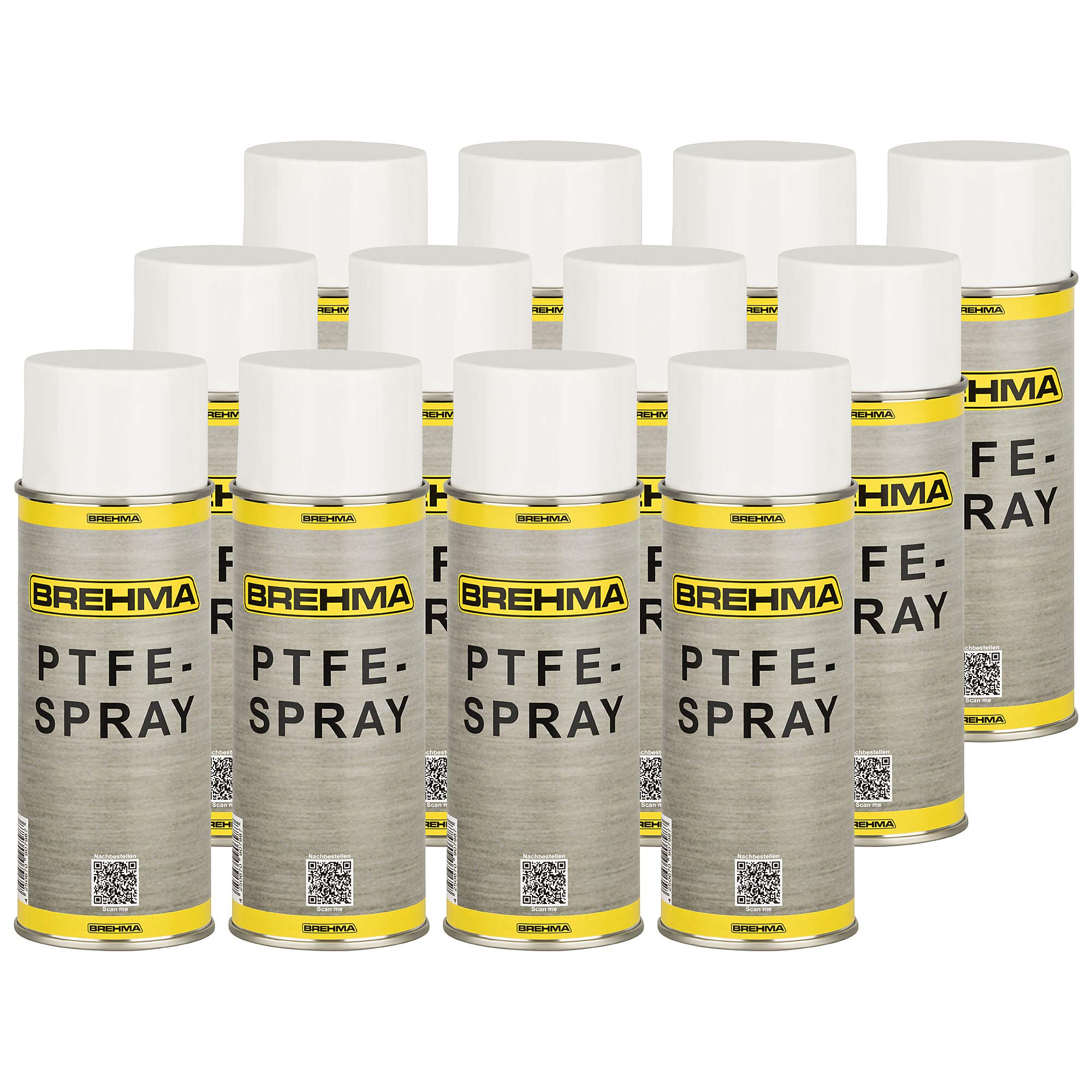 12x BREHMA PTFE Spray Kriechöl Schmiermittel Trockenschmierung 400ml