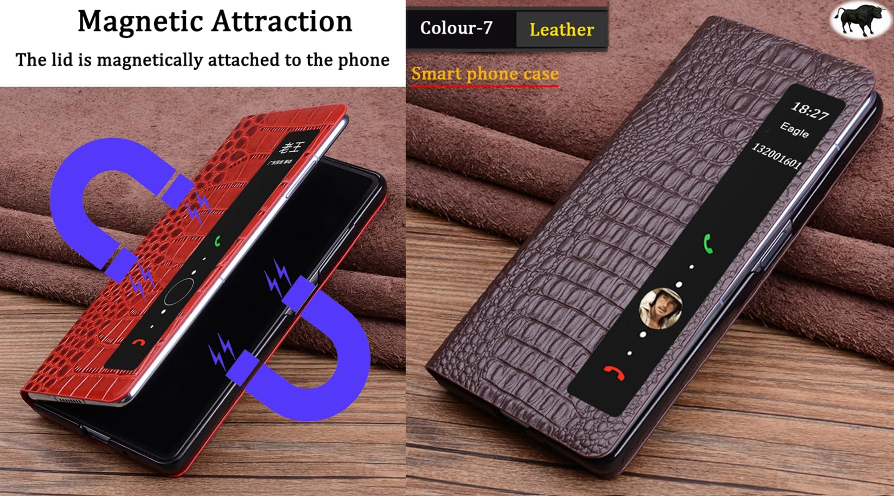 Funda de Piel para Honor Magic V5. Cierre Magnético. Carcasa/Caja Inteligente del Teléfono Móvil Magic V 5. Estuche