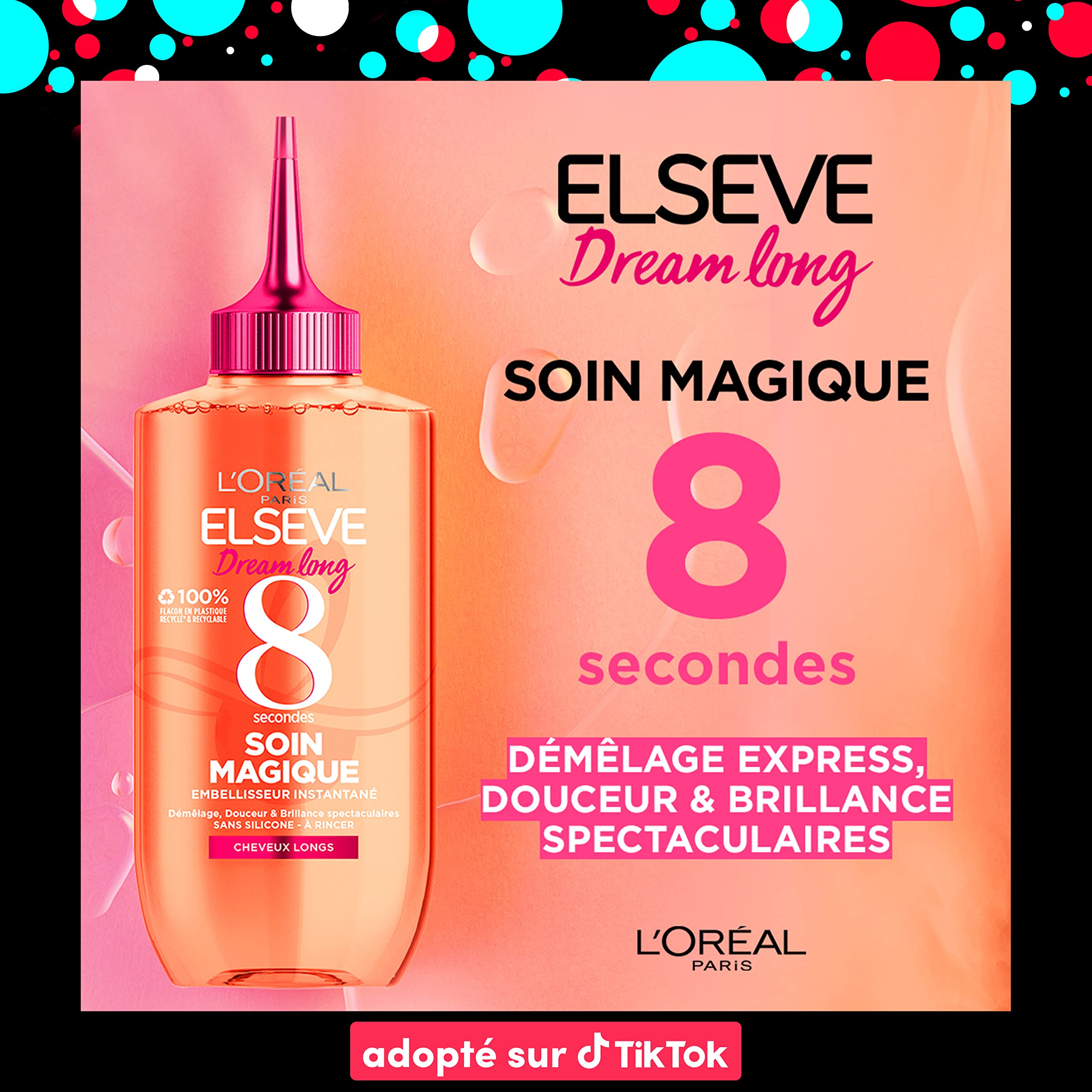 L'Oréal Paris Zestaw #AdoptésurTikTok - Produkty TikTok - Tusz do rzęs Sky High Maybelline, Serum Witamina C Garnier, Serum Revitalift Filler, Proszek 24 godziny, Elsève Dream Long