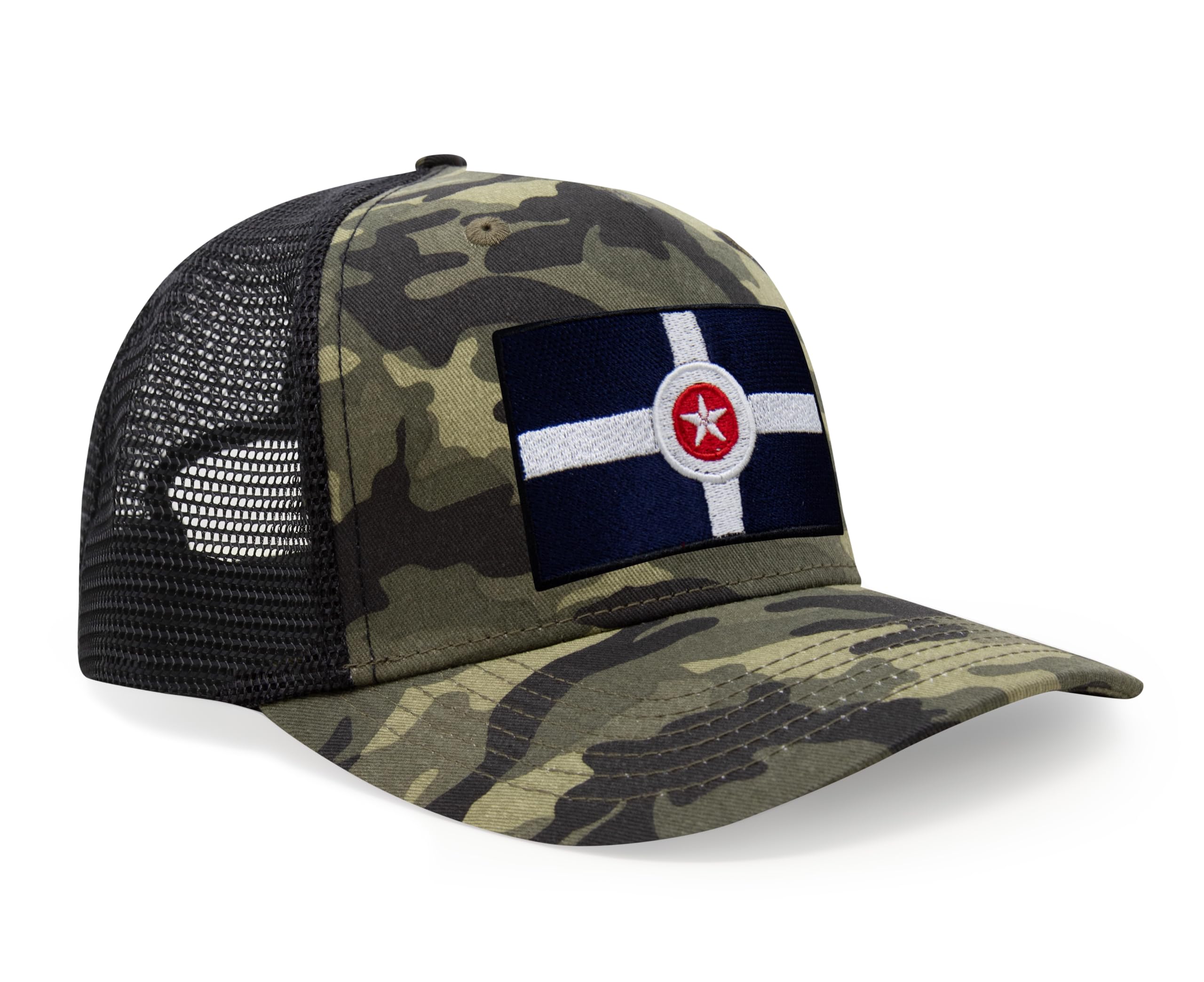International Tie City Hat for Men and Women, Adjustable Snapback Trucker Baseball Cap with Embroidered Patch