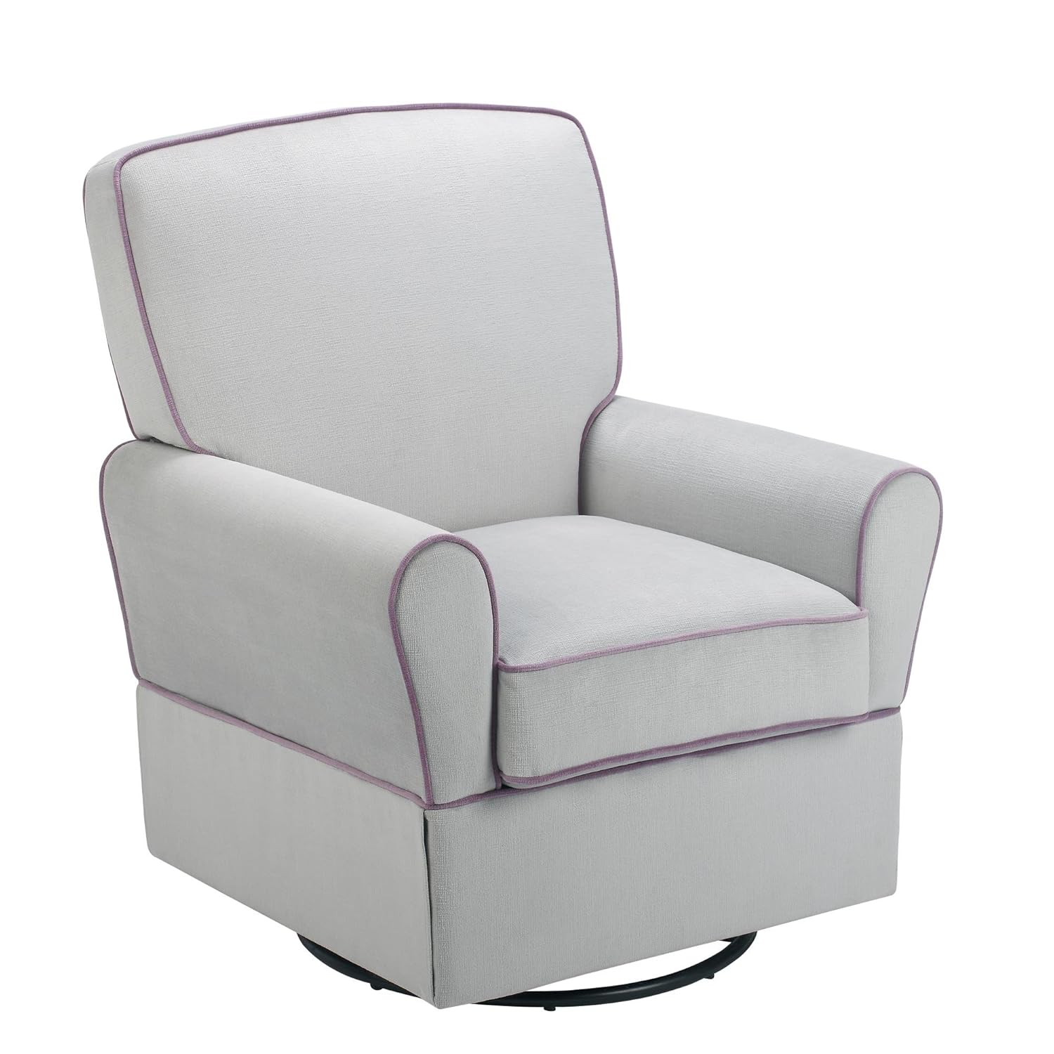 Bertini Milan Swivel Glider, Gray Home & Kitchen
