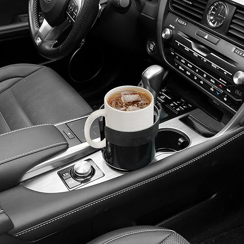 Miniatura 5 de Expansor de portavasos para organizador de expansor de automóvil con base ajustable, accesorios versátiles para automóvil, compatible con Yeti,