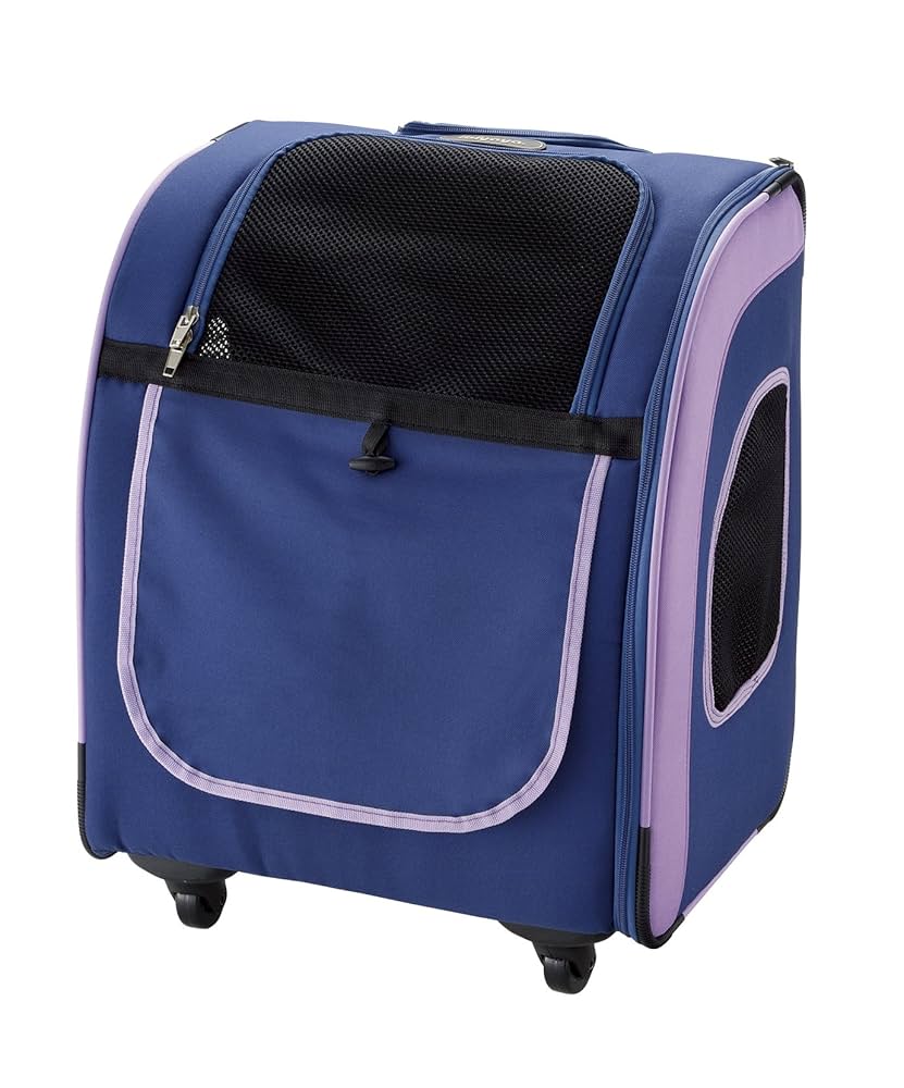 リッチェル　パラレルキャリー　ネイビー&パープル Amazon.co.jp: リッチェル イビヤヤ パラレルキャリー パープル