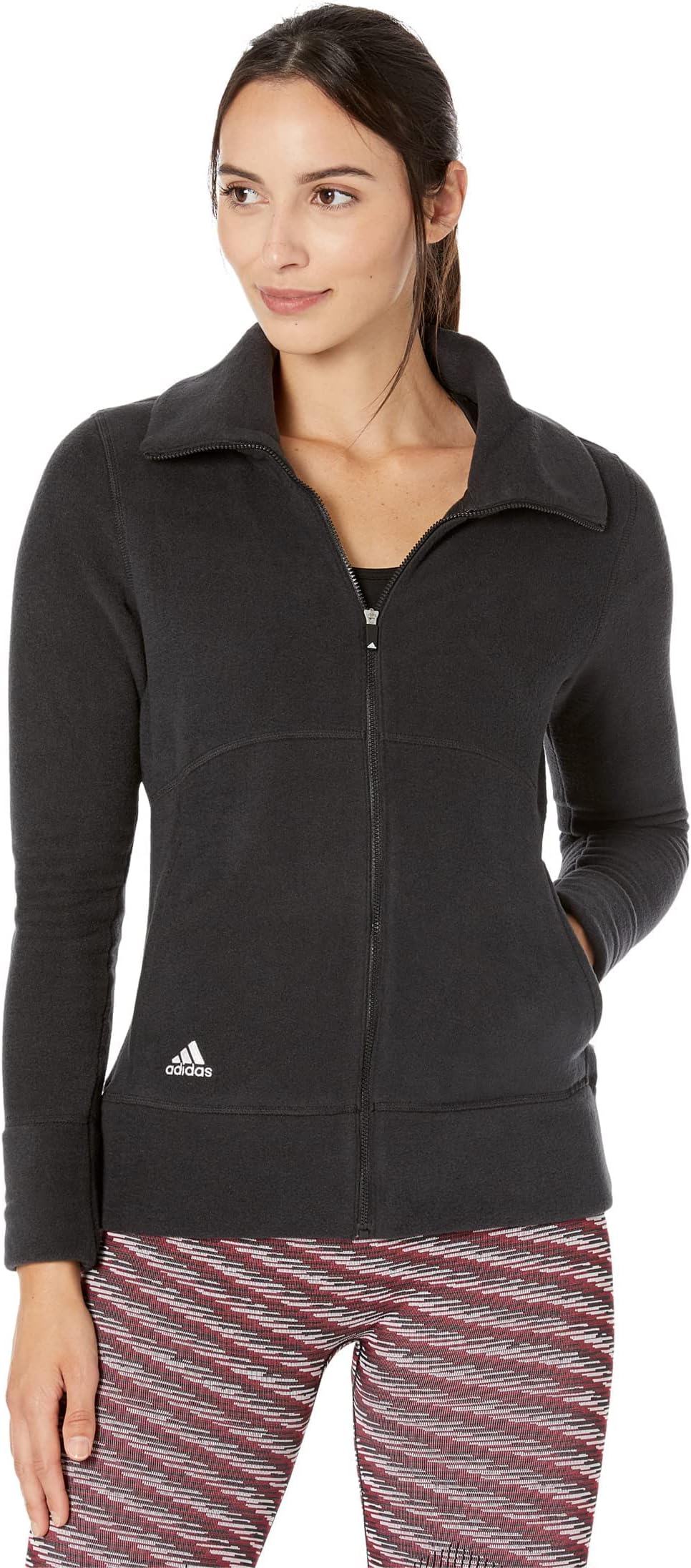 adidas golf fleece anorak hooded 1 4 zip