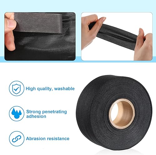 Miniatura 5 de Wetsuit Repair Iron On Seam Sealing Tape 65.6 Ft Seam Sealing Patch Waterproof for Neoprene Wetsuit Fishing Suits, Industrial Standard Carrier