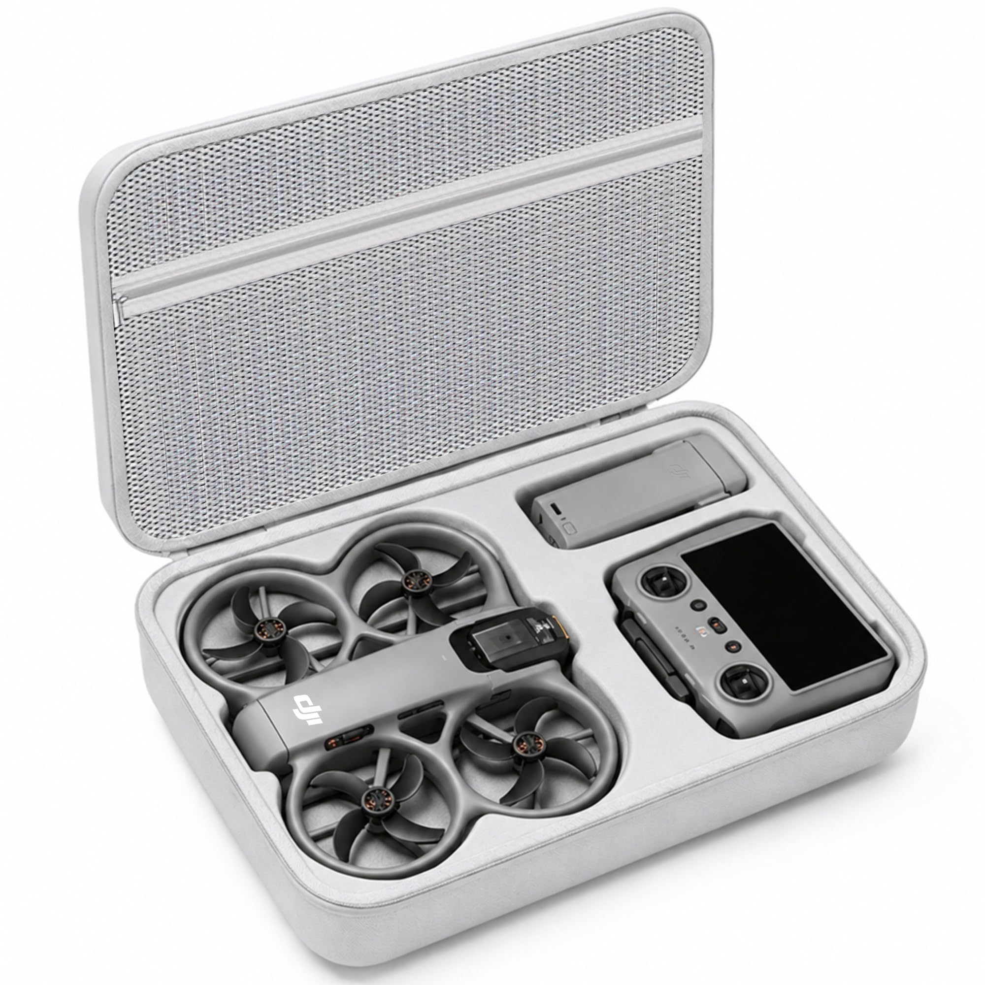 Tasche für DJI Avata 360 Fly More Combo – Koffer für Avata 360 Drohne, RC 2 Fernbedienung, 3 Akkus, Charging Hub und Propeller – wasserabweisend, stoßfest, mit Schultergurt