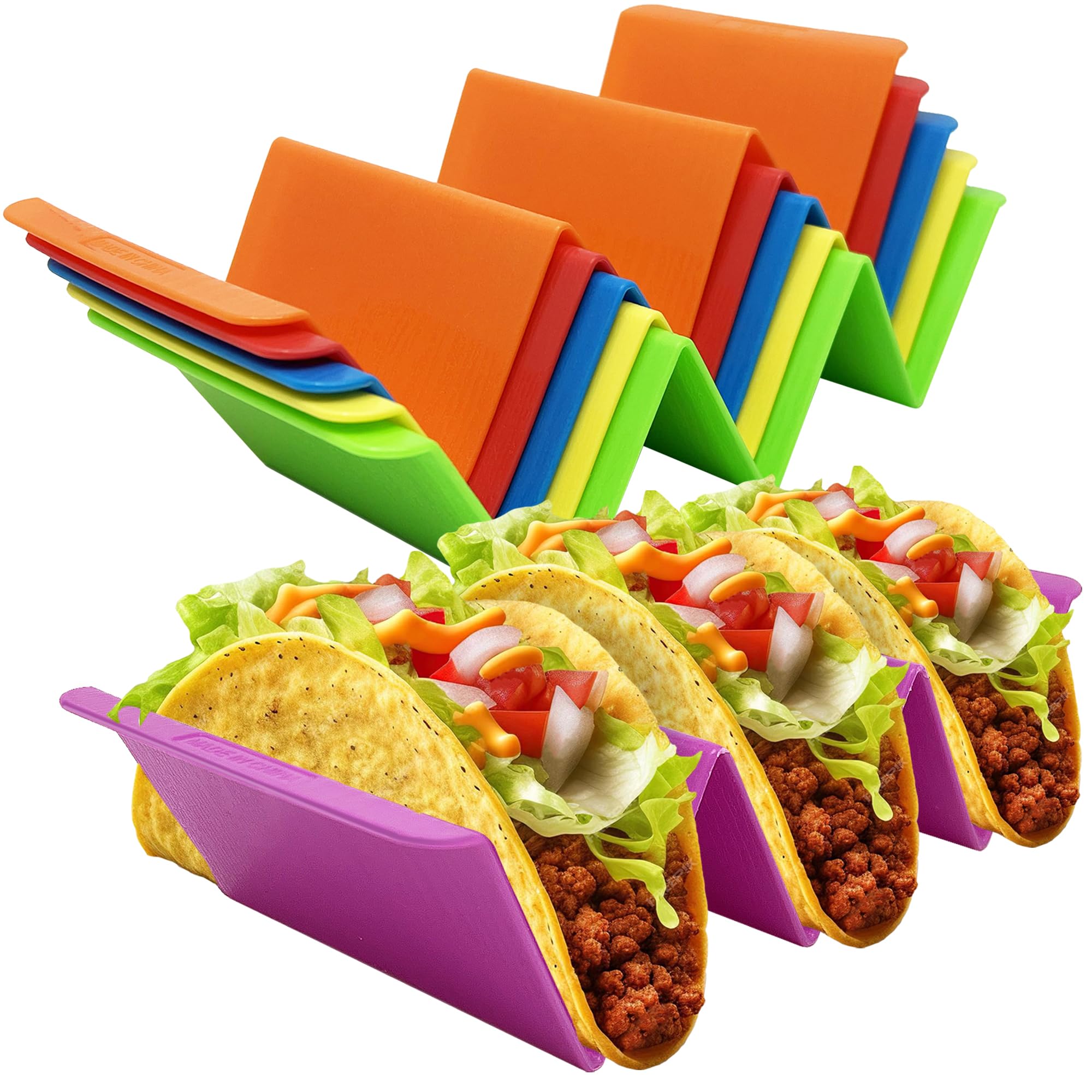 KSEV Plastic Taco Holder Stands 6-Pack