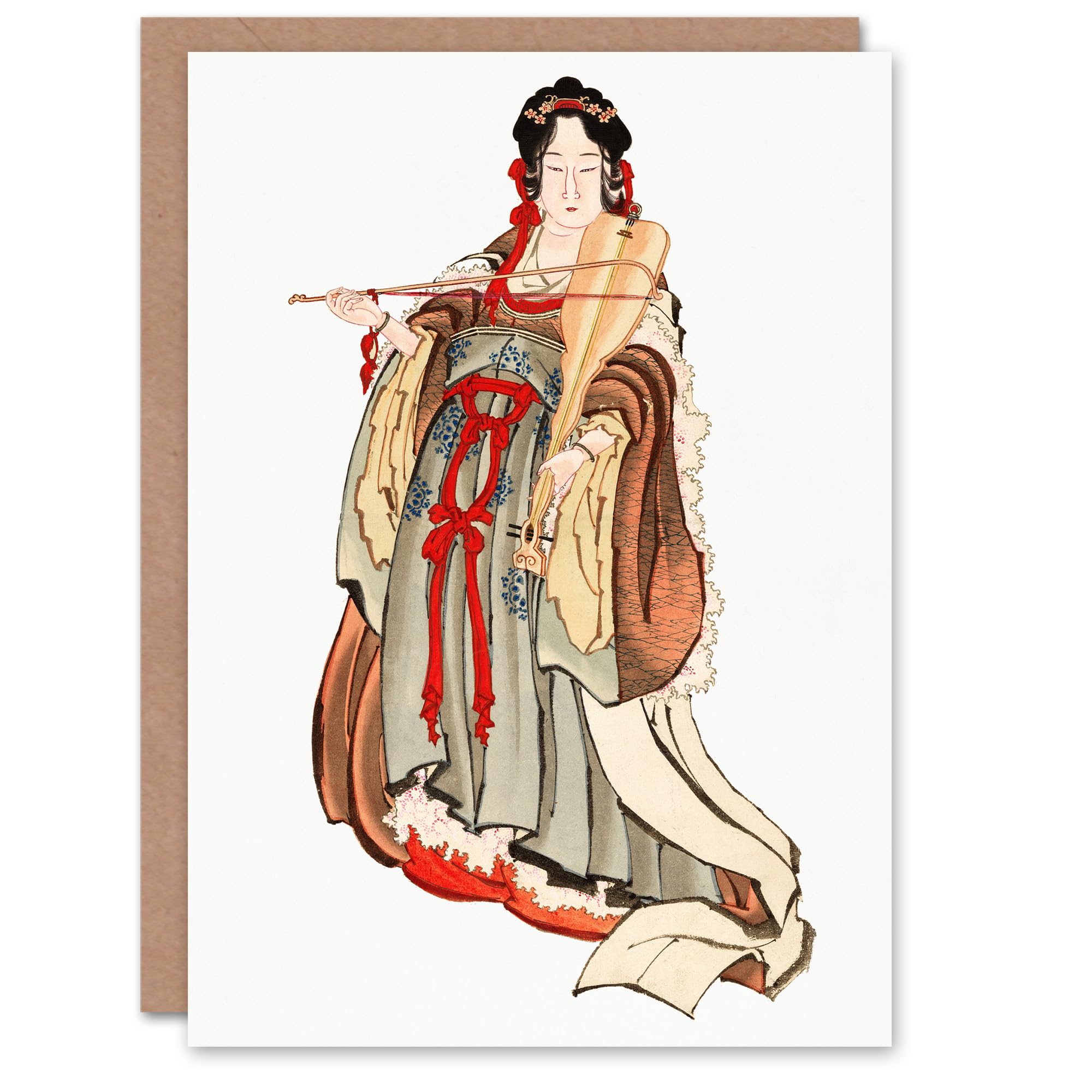 Artery8 Katsushika Hokusai Japanese Art Card Benten Goddess Of Love