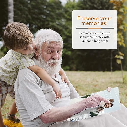 Miniatura 6 de Tyh Supplies fundas laminadas térmicas, brillantes, transparentes, hoja con laminación, fundas laminadoras