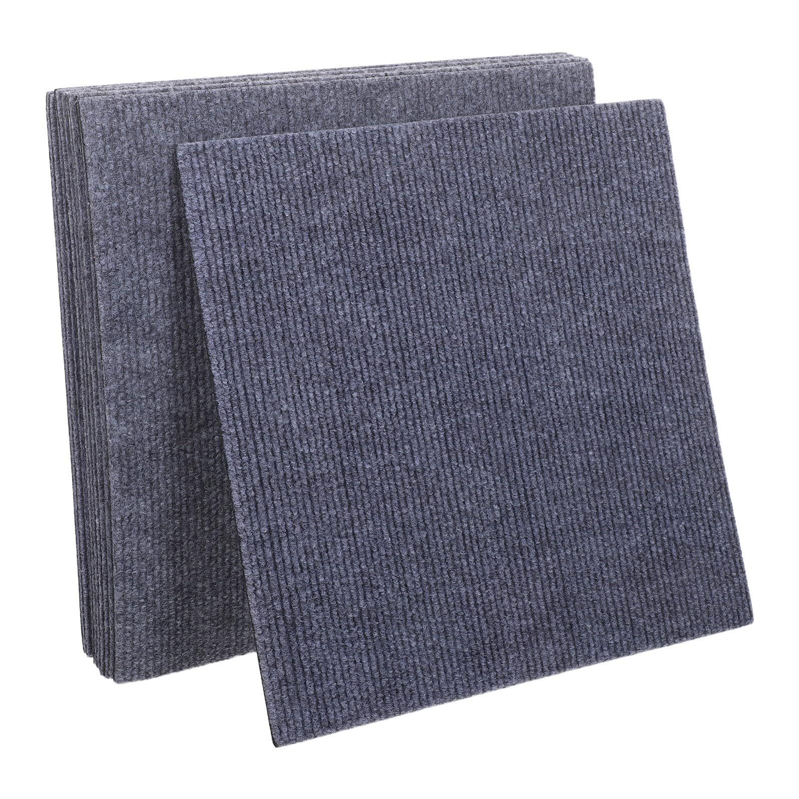 Dalles de moquette autocollantes anti-bruit et anti-tache pour sol abîmé de bureau