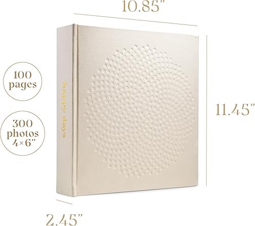 Miniatura 2 de Álbum de recortes prémium para fotos de familiares, amigos, graduación, baby shower y boda, 100 páginas para varios tamaños, 4 x 6, 5 x 7, 6 x 8, 8