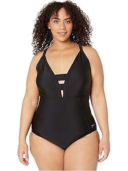 speedo plus size one piece
