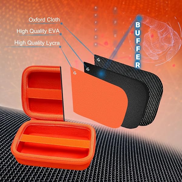 XANAD etui Sac de Transport pour 400+ Jeux de Cartes, Convient pour Pokemon Skip Bo Uno, Protection et Rangement (Orange) - 3