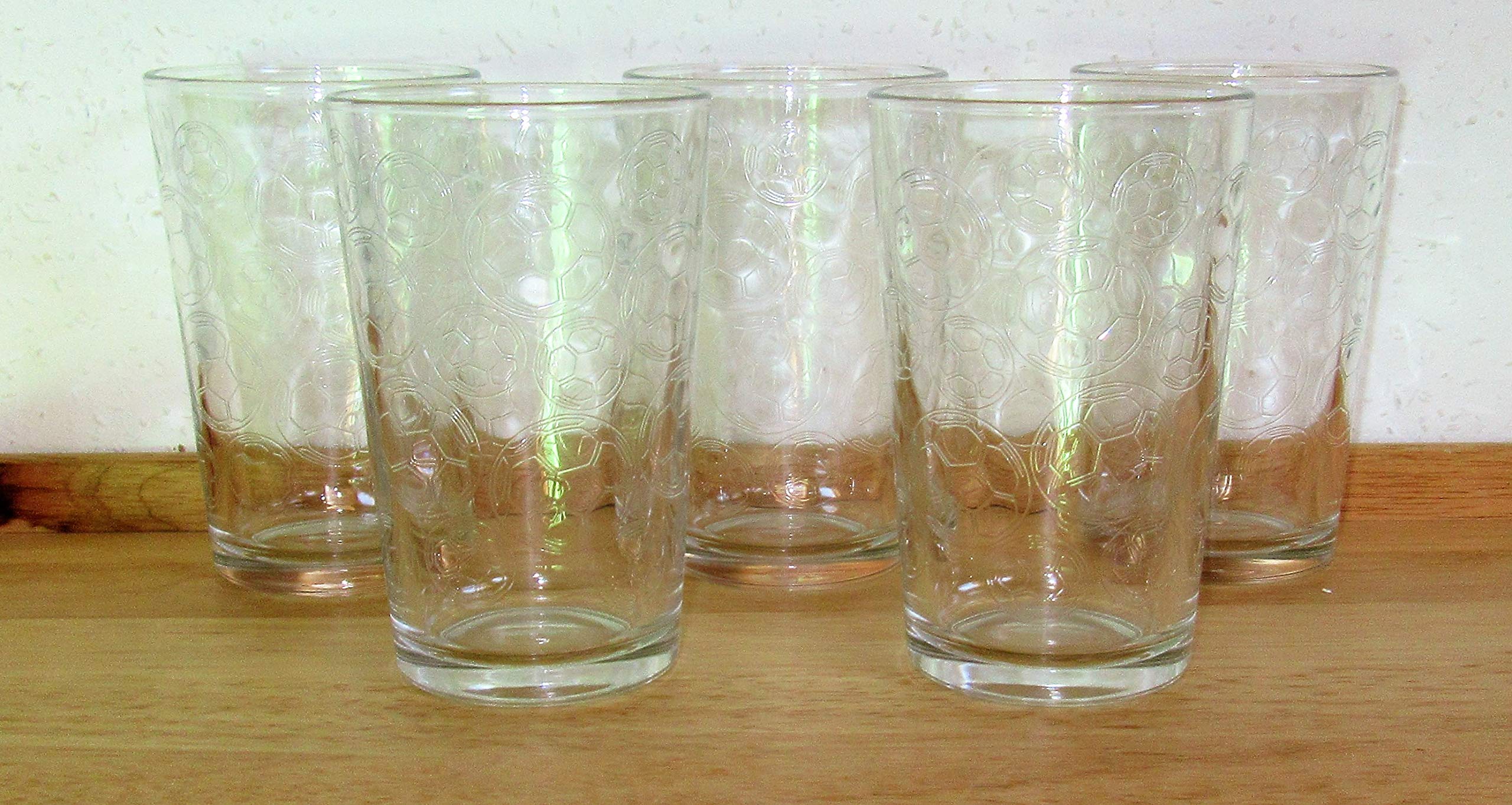 Balles de pied gravées Cola en liège haute précision, lot de 5 pour le contrôle du jeu