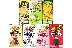 Incredible 7-Flavor Wave of Glico Pocky Biscuit Sticks In Every Delightful Bite!
