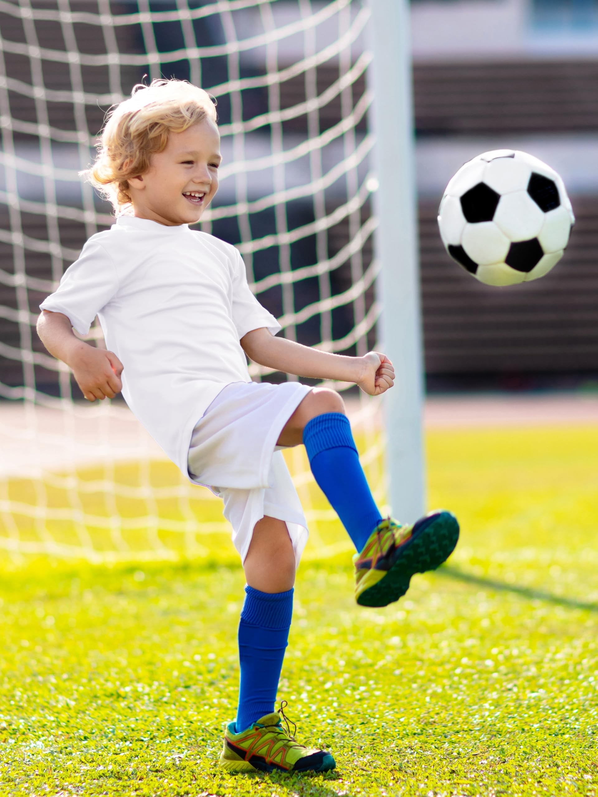 Camisetas de neón para niños, camisetas atléticas de ajuste seco, UPF 50+, camiseta de enfriamiento de manga corta para niños y niñas