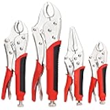 FASTPRO 4-Piece Locking Pliers Set with Heavy Duty Grip, 5