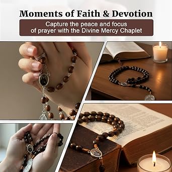 Saint Faustina Kowalska True Relic Chaplet Apostle Divine of Mercy Miraculous Medal Jesus I Trust in You Chaplet Three O' Clock Prayer Poland Polish Novena