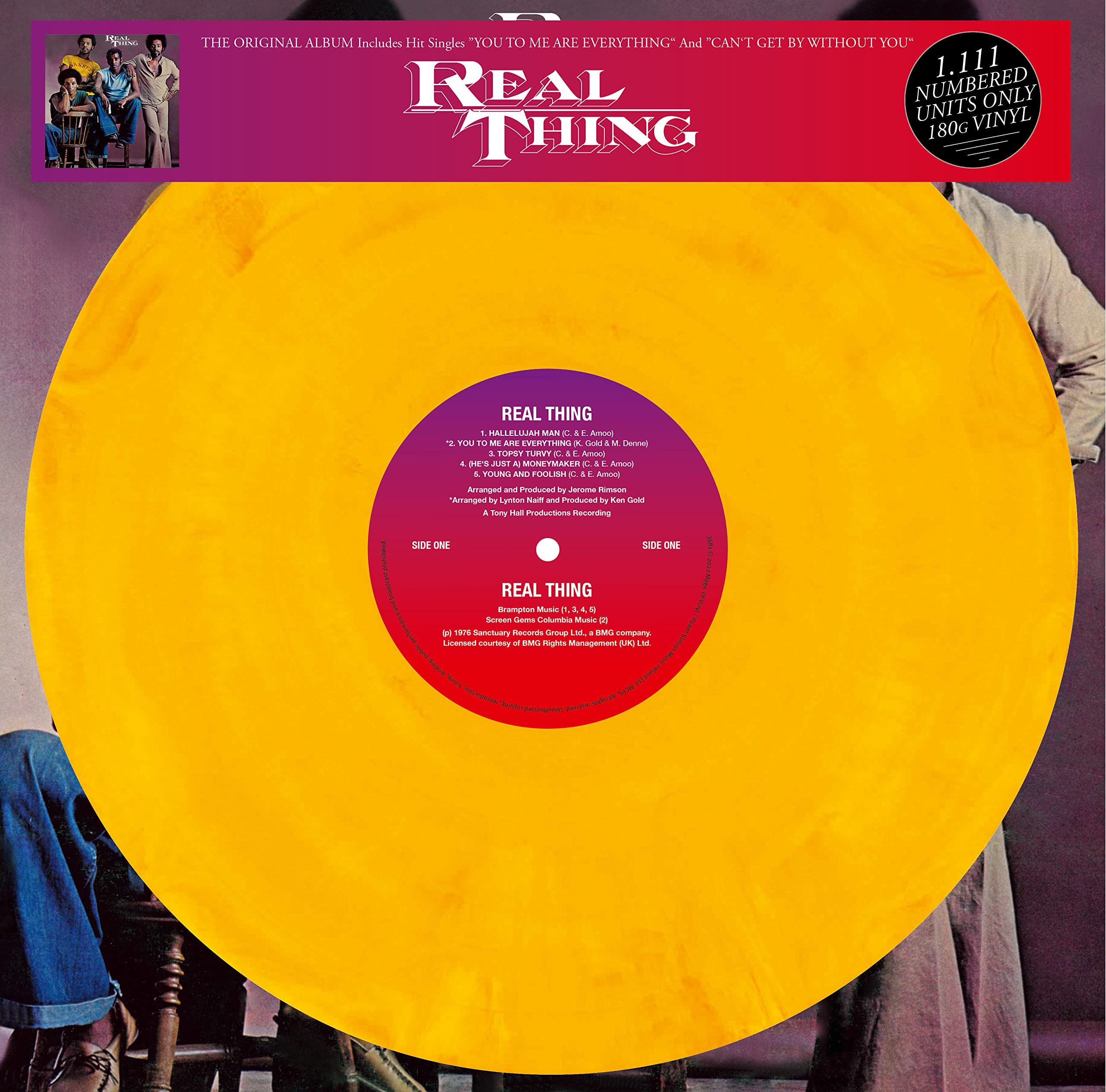 Hugh Brodie The Real Thing 初版盤レコード Amazon.co.jp: Real Thing: The Orignal Album [Analog]: ミュージック