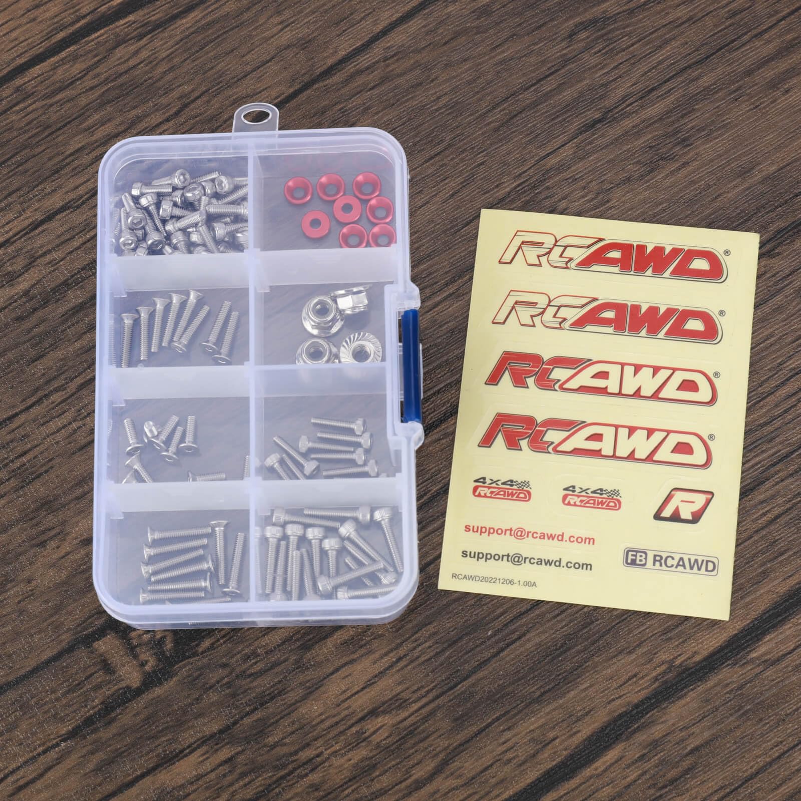 RCAWD Kit de vis en acier pour Arrma 1/18 Granit Typhon Mojave Grom Series Upgrades Part RCAWD Kit de vis en acier pour Arrma 1/18 Granit Typhon Mojave Grom Series Upgrades Part