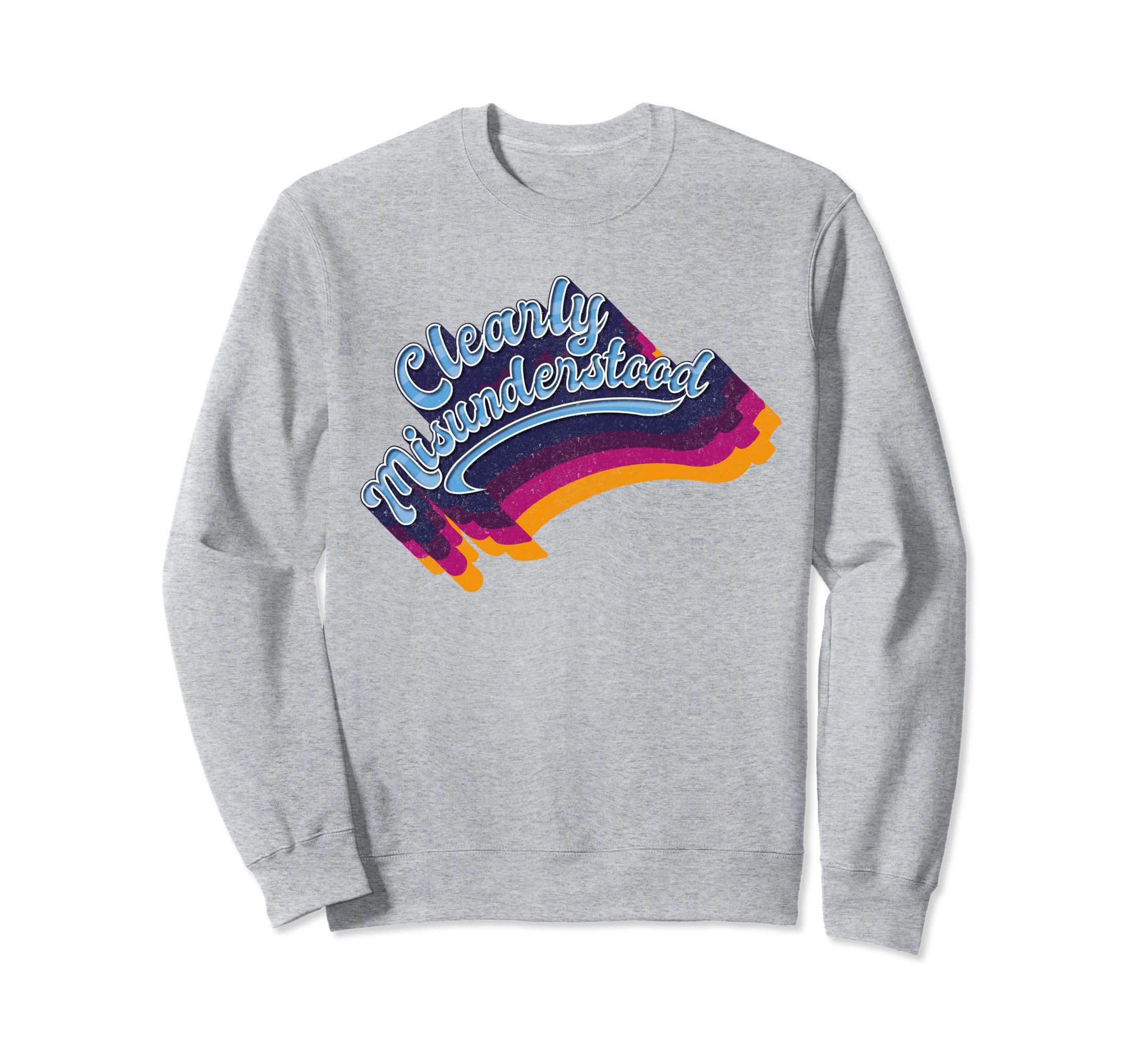 BOEC gearClearly Misunderstood and Oxymoron, but big bold and retro Sweatshirt