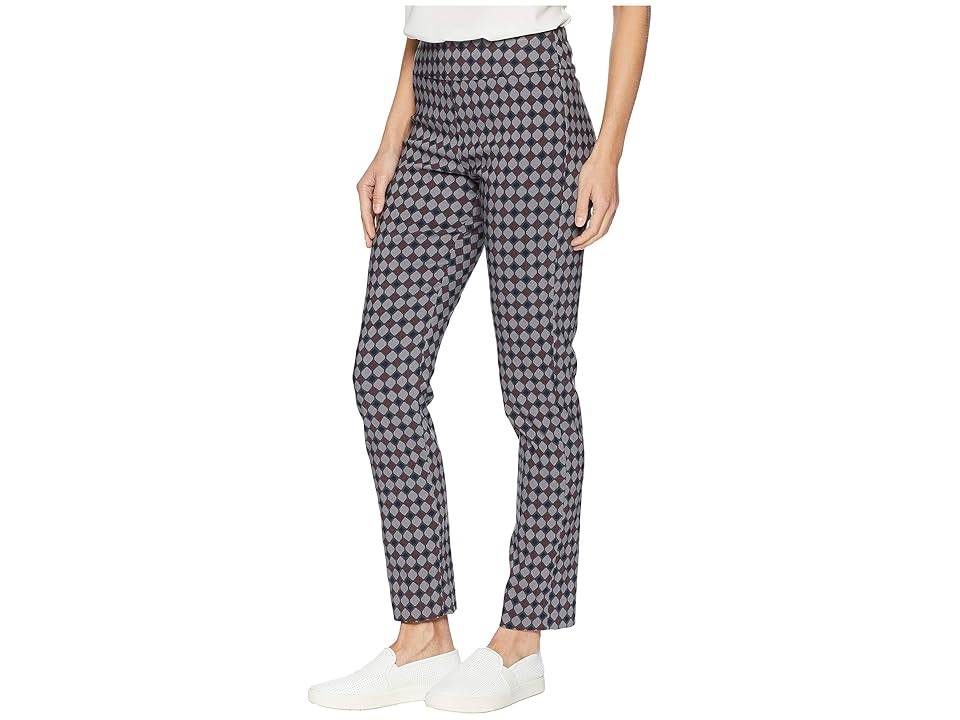 

Krazy Larry Pull-On Ankle Pants (Navy Multi Diamonds) Women's Dress Pants, Gray