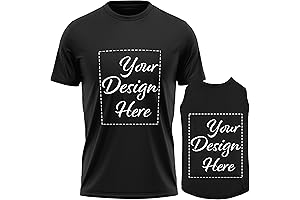 Custom Dog and Owner T-Shirt - Matching Shirts for Humans and Their Furry Friends