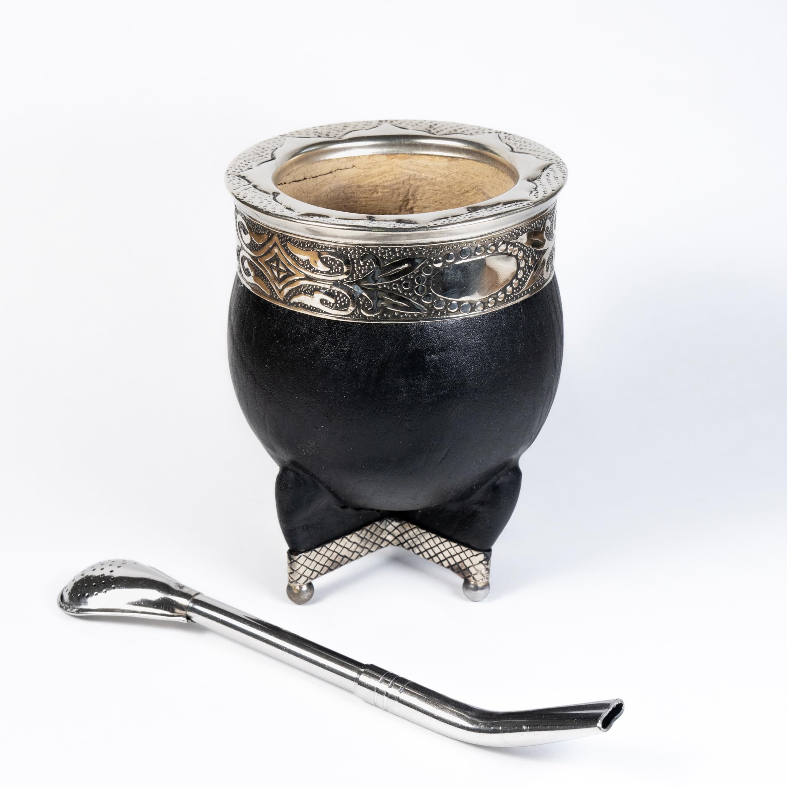 Amazon.com | Yerba Mate Gourd with Stainless Steel Bombilla