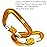 Outmate Hammock Carabiner Clip,12kN 7075 Aluminium Alloy Screwgate Carabiners,Heavy Duty Clips 2645lbs/1200kg,Perfect Gear for Hammocks Camping Hiking Keyring and Utility(Screw gate,2 Gold)