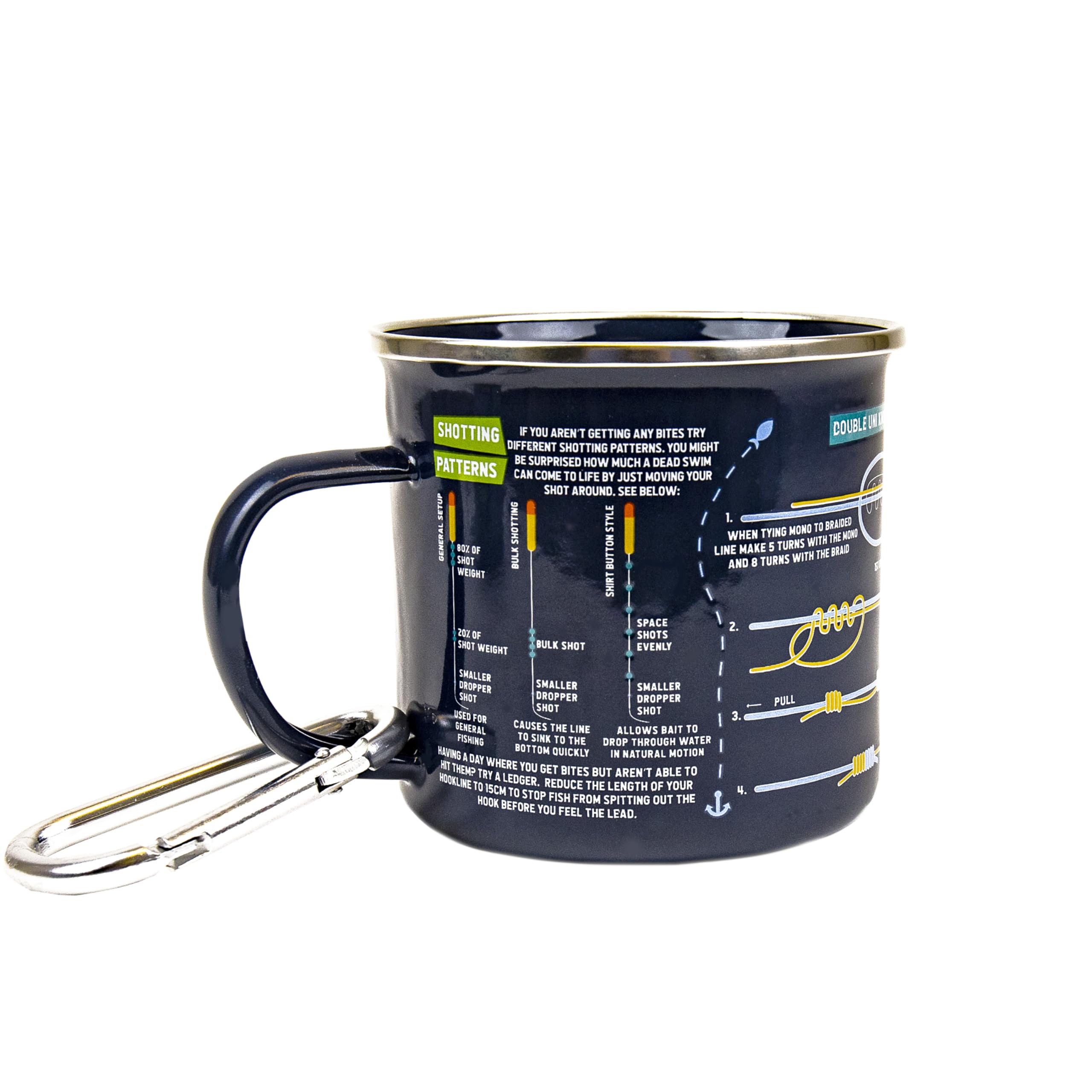 Gift Republic  Fishing Guide Enamel Mug