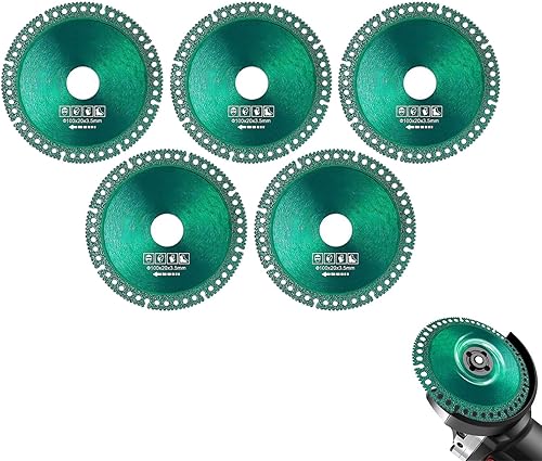 5 unidades de disco indestructible 2.0 para amoladora, hoja de sierra de corte multifuncional compuesta para todos los materiales, hoja de sierra