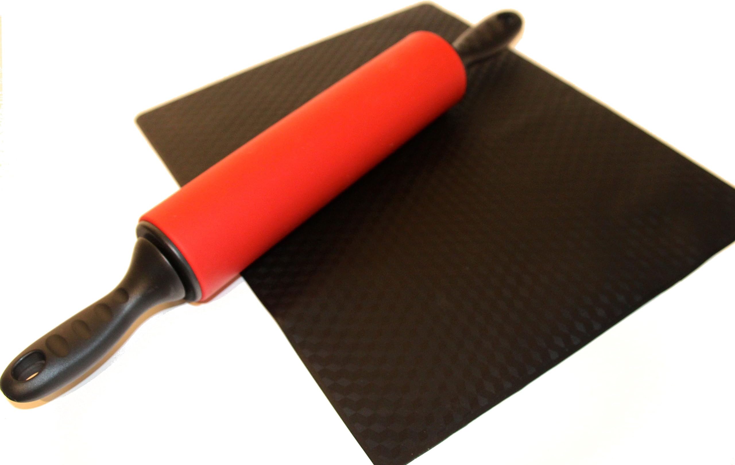 WellBake Silicone Rolling Pin 25cm/10" - Red