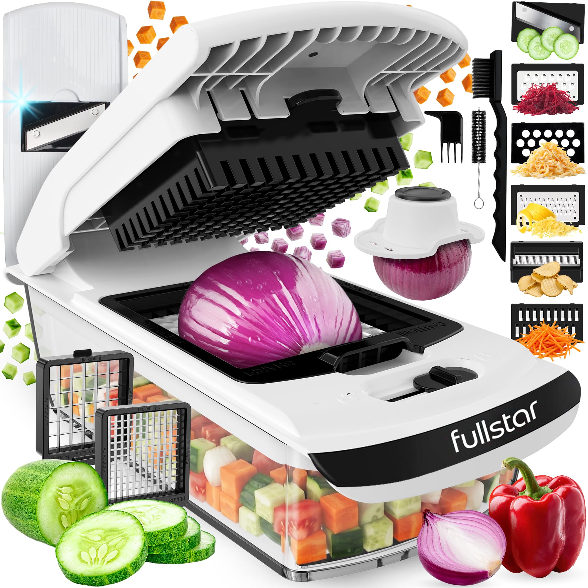 Fullstar All in One Vegetable Chopper and Mandoline Slicer