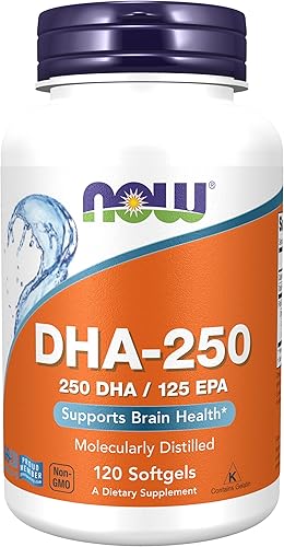 DHA-250, 50% DHA 120 cápsulas blandas (paquete de 2)