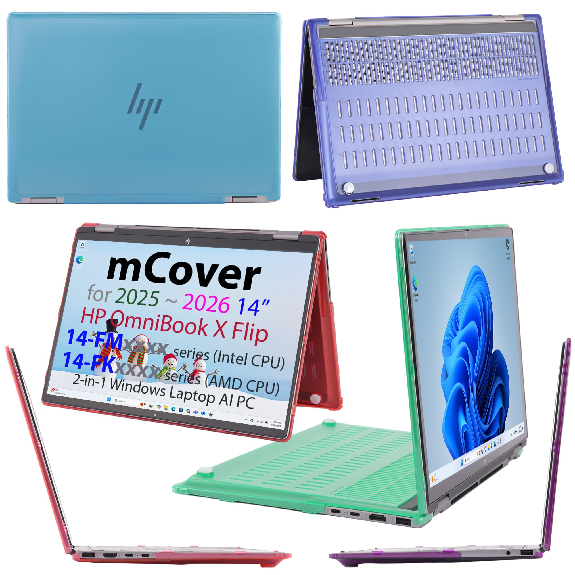 mCover Coque Rigide HP OmniBook X Flip 14-FMxxxx 14-FKxxxx 2 en 1 14" 2025+