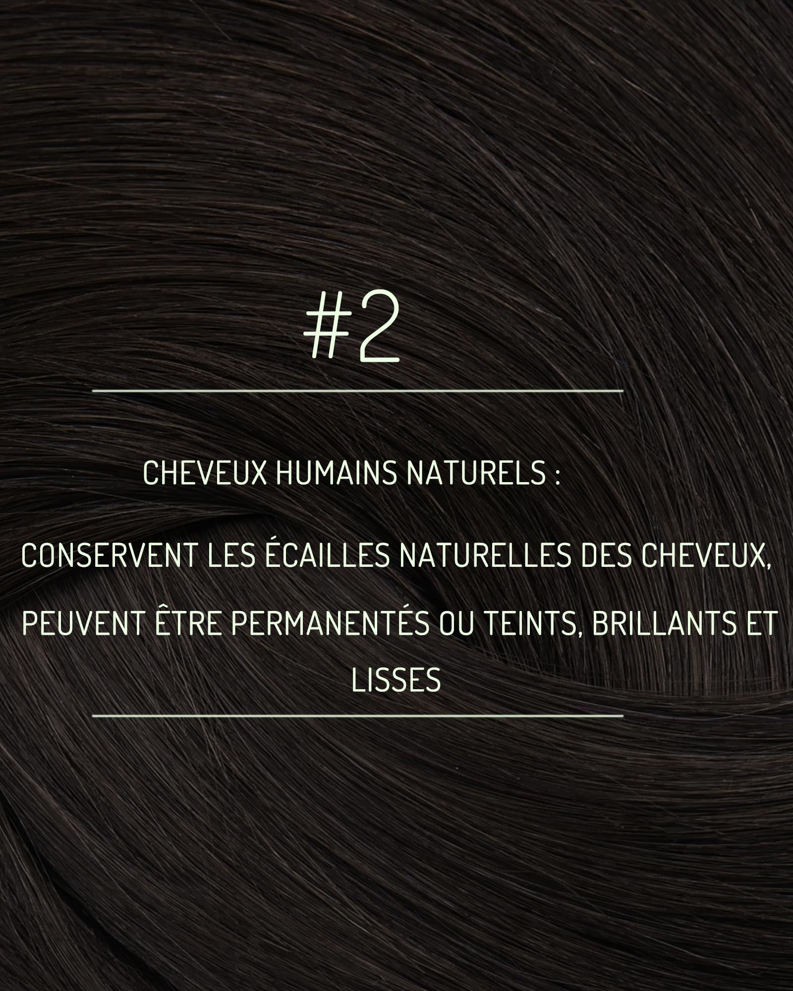Visiter la boutique RUNATURE RUNATURE Extension a Clip Cheveux Naturel Marron Foncé Cheveux Humain 7pcs 120g 40cm Lisse #2 in use