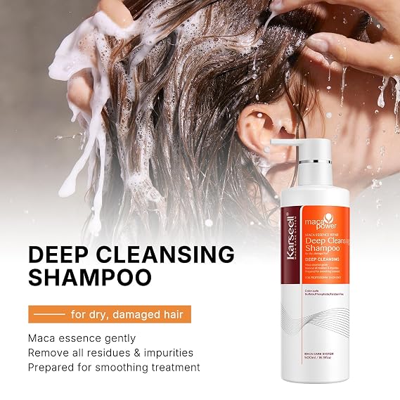 Karseell Deep Clean Clarifying Shampoo and Conditioner Set with Hair Mask