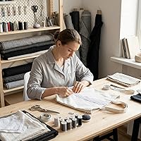 Vista 7 de MebuZip 2 cremalleras separadoras #5 de 6 pulgadas, cremalleras de plástico moldeadas con cremallera de resina a granel para coser abrigos, Blanco