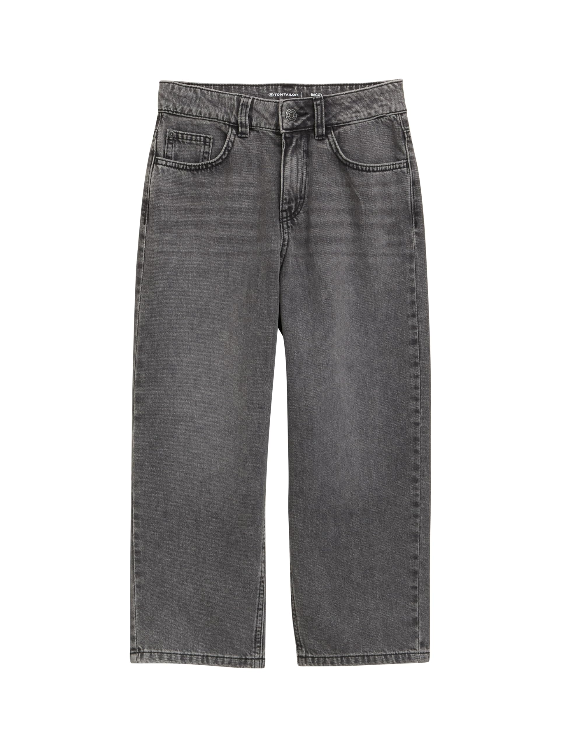 TOM TAILOR Children's Boys' Jeans, 10219 - Used Mid Stone Grey Denim, 152