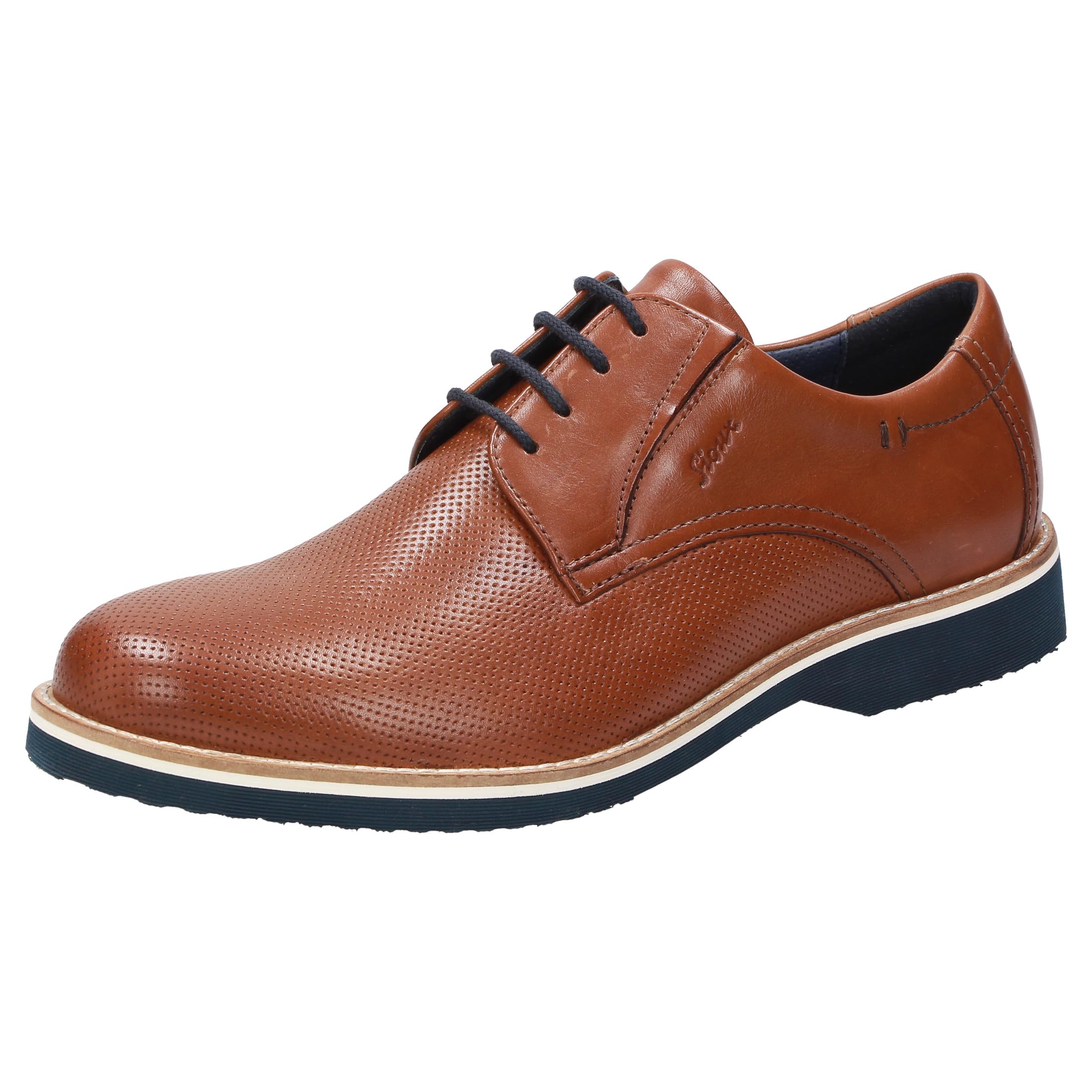 Sioux Dilip Men's Derby Size: 7.5 UK Cognac